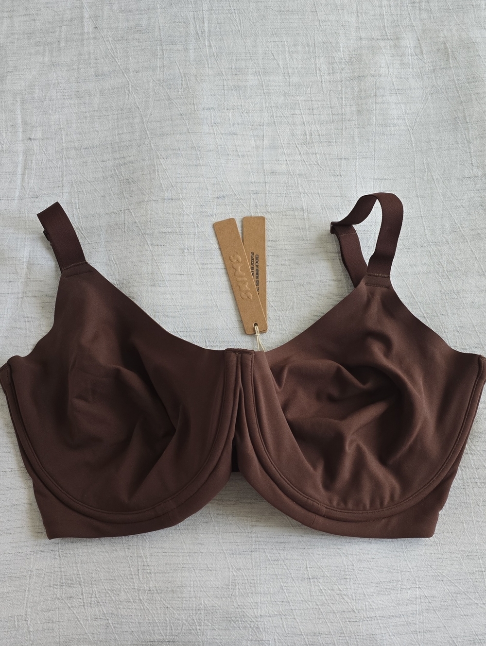 SKIMS Fits Everybody Unlined Demi Bra Size:36H (36DDDDD) Cocoa